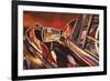 1956 Mercedes 220, Las Vegas-Graham Reynolds-Framed Art Print