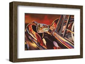 1956 Mercedes 220, Las Vegas-Graham Reynolds-Framed Art Print