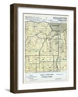 1956, Olmsted County - Rochester Township, Minnesota, United States-null-Framed Giclee Print