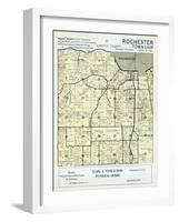 1956, Olmsted County - Rochester Township, Minnesota, United States-null-Framed Giclee Print