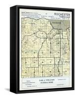 1956, Olmsted County - Rochester Township, Minnesota, United States-null-Framed Stretched Canvas