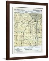 1956, Olmsted County - Rochester Township, Minnesota, United States-null-Framed Giclee Print