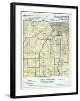 1956, Olmsted County - Rochester Township, Minnesota, United States-null-Framed Giclee Print