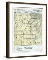 1956, Olmsted County - Rochester Township, Minnesota, United States-null-Framed Giclee Print