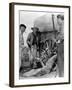 1956 The Last Wagon On the set, Delmer Daves and Richard Widmark-null-Framed Photo