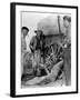 1956 The Last Wagon On the set, Delmer Daves and Richard Widmark-null-Framed Photo