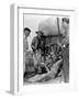 1956 The Last Wagon On the set, Delmer Daves and Richard Widmark-null-Framed Photo