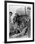 1956 The Last Wagon On the set, Delmer Daves and Richard Widmark-null-Framed Photo