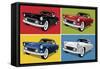 1956 Thunderbird Classic Car-Ron Magnes-Framed Stretched Canvas