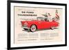 1956 Thunderbird - Exciting-null-Framed Art Print