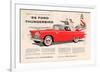 1956 Thunderbird - Exciting-null-Framed Art Print