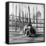 1956 Winter Olympic Game-Bosher-Framed Stretched Canvas