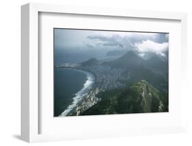 1957: Aerial View of Rio De Janeiro, Brazil-Dmitri Kessel-Framed Photographic Print