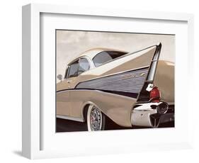 1957 Bel Air-Francis Brook-Framed Art Print