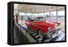 1957 Chevrolet Automobile, Route 66 Museum, Clinton, Oklahoma, USA-Walter Bibikow-Framed Stretched Canvas