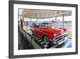 1957 Chevrolet Automobile, Route 66 Museum, Clinton, Oklahoma, USA-Walter Bibikow-Framed Photographic Print