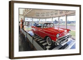 1957 Chevrolet Automobile, Route 66 Museum, Clinton, Oklahoma, USA-Walter Bibikow-Framed Photographic Print