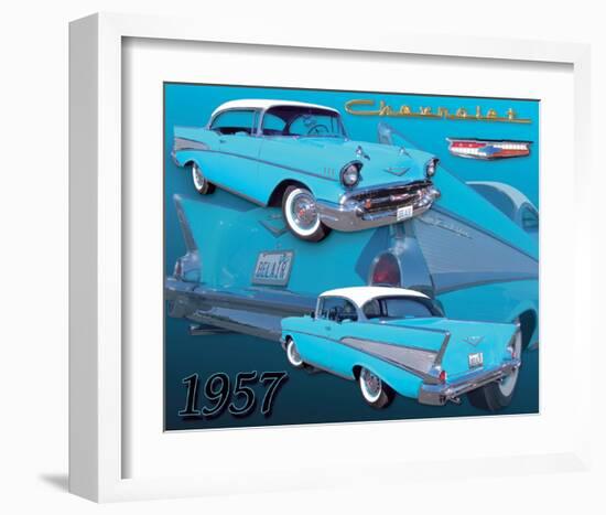 1957 Chevy-null-Framed Art Print