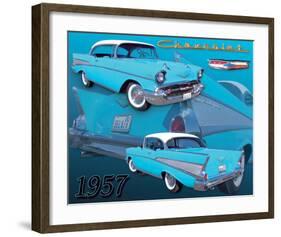 1957 Chevy-null-Framed Art Print