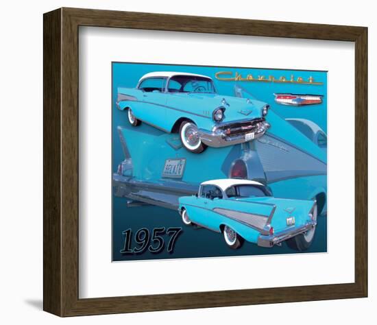 1957 Chevy-null-Framed Art Print