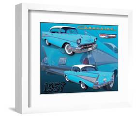 1957 Chevy-null-Framed Art Print