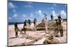 1957: Copacabana Beach, Rio De Janeiro, Brazil-Dmitri Kessel-Mounted Photographic Print