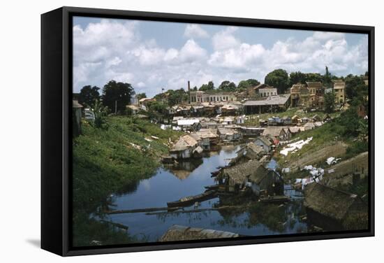 1957: Copacabana Beach, Rio De Janeiro, Brazil-Dmitri Kessel-Framed Stretched Canvas