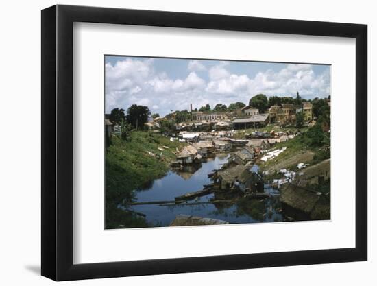 1957: Copacabana Beach, Rio De Janeiro, Brazil-Dmitri Kessel-Framed Photographic Print