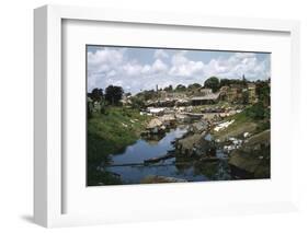 1957: Copacabana Beach, Rio De Janeiro, Brazil-Dmitri Kessel-Framed Photographic Print