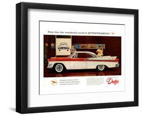 1957 Dodge Autodynamics-null-Framed Art Print