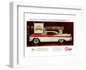 1957 Dodge Autodynamics-null-Framed Art Print
