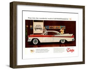 1957 Dodge Autodynamics-null-Framed Art Print