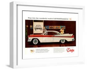 1957 Dodge Autodynamics-null-Framed Art Print