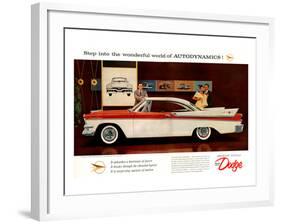 1957 Dodge Autodynamics-null-Framed Art Print