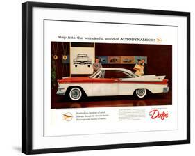 1957 Dodge Autodynamics-null-Framed Art Print