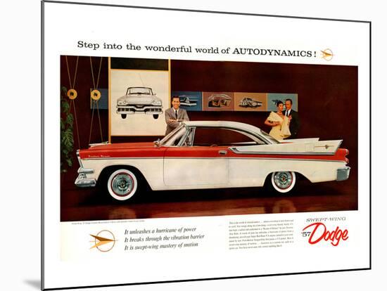 1957 Dodge Autodynamics-null-Mounted Art Print