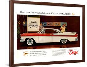 1957 Dodge Autodynamics-null-Framed Art Print