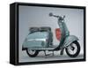 1957 Durkopp Diana scooter-null-Framed Stretched Canvas