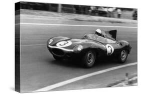 1957 Jaguar D type Ecurie Ecosse, Le Mans winning car driven by Flockhart-Bueb-null-Stretched Canvas