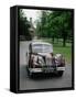 1957 Jaguar XK 140-null-Framed Stretched Canvas