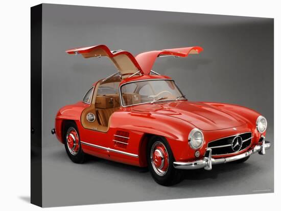 1957 Mercedes Benz 300 SL Gullwing-null-Stretched Canvas