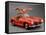 1957 Mercedes Benz 300 SL Gullwing-null-Framed Stretched Canvas