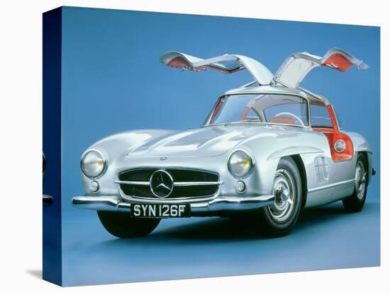 1957 Mercedes Benz 300 SL Gullwing-null-Stretched Canvas