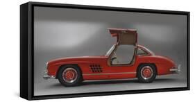 1957 Mercedes Benz 300 SL Gullwing-null-Framed Stretched Canvas