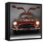 1957 Mercedes Benz 300 SL Gullwing-null-Framed Stretched Canvas