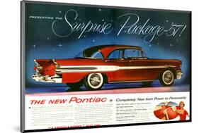 1957 Pontiac Surprise Package-null-Mounted Premium Giclee Print
