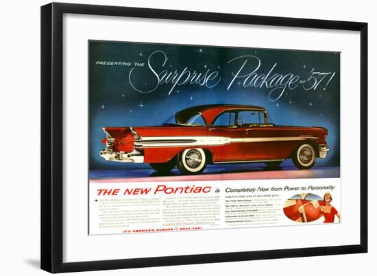 1957 Pontiac Surprise Package-null-Framed Art Print