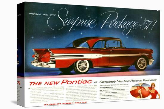 1957 Pontiac Surprise Package-null-Stretched Canvas