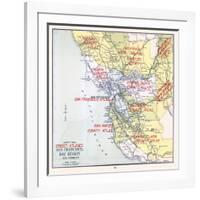 1957, San Francisco Bay Region, California, United States-null-Framed Giclee Print