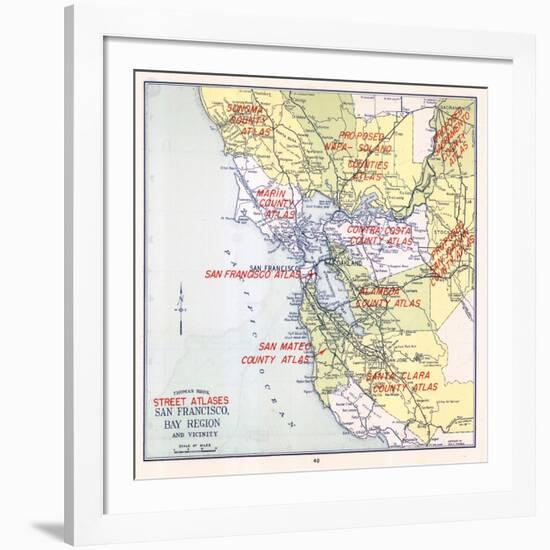 1957, San Francisco Bay Region, California, United States-null-Framed Giclee Print